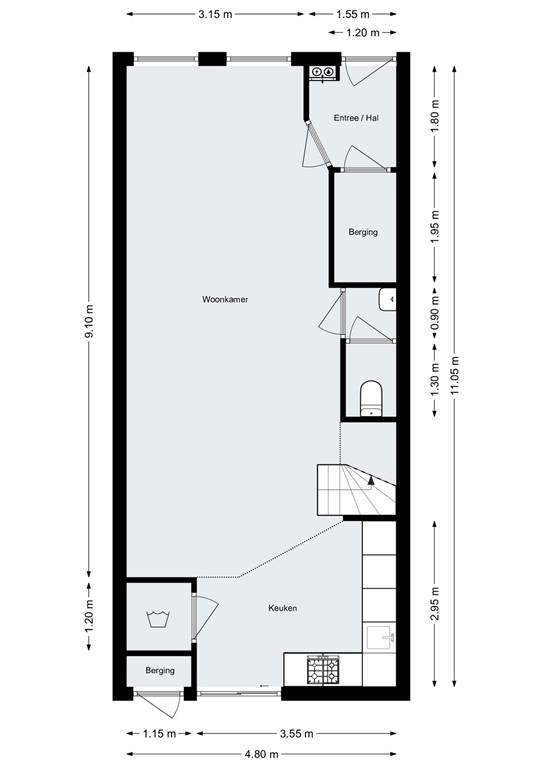mediumsize floorplan